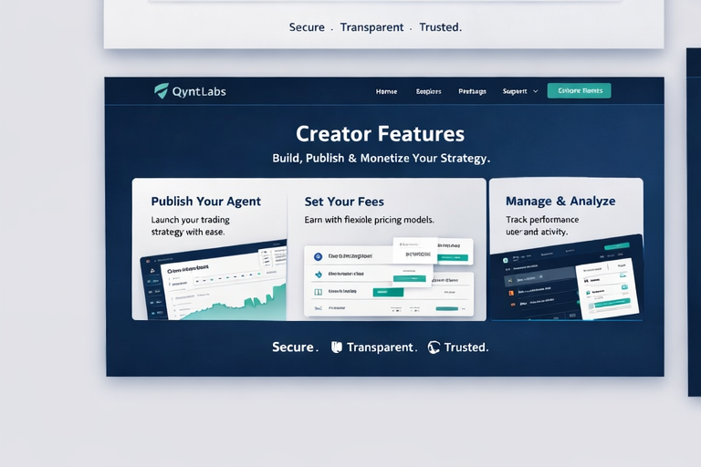 Creator Features mockup