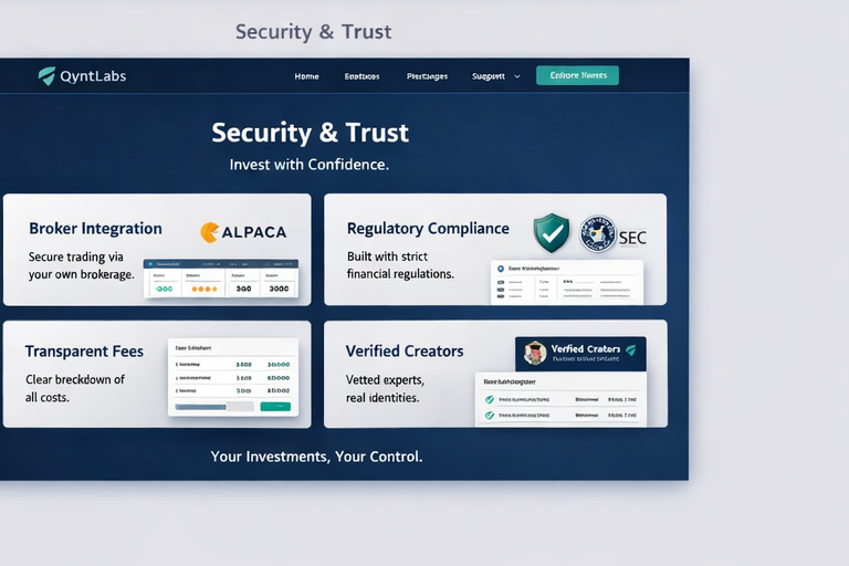 Security & Trust mockup